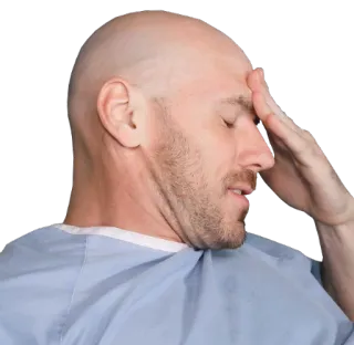 ⏰ Johnny Sins Film dla dorosłych, Łysy, Mężczyzna, Stres, Fartuch medyczny telegram sticker