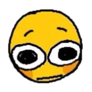 😳 Emoji, Augen, Gesicht, Meme telegram sticker