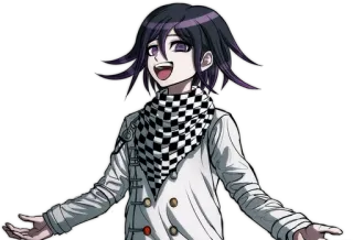 😁 Kokichi Oma Danganronpa Anime, Postać, Uśmiechnięty, Kokichi, Danganronpa whatsapp sticker