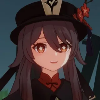 🥀 Hu Tao Genshin Impact Anime Mädchen, Hu Tao, Genshin Impact, Videospiel Charakter telegram sticker