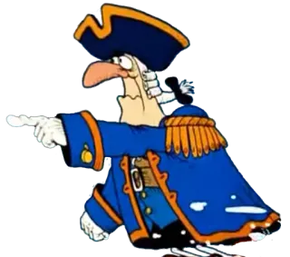 👉 pirata, capitán, oficial, barco, mar whatsapp sticker