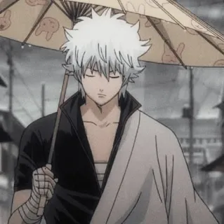 Gintoki Sakata  @SlimShady4848 whatsapp stickers