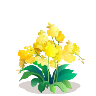 🍁 bloem, plant, geel, bloesem, bloemen telegram sticker