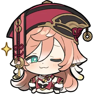 🤩 Yanfei Genshin Impact Anime, Jogo, Fofo, Personagem, Genshin Impact, Yanfei telegram sticker