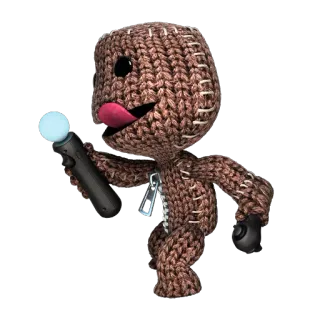 😜 Sackboy LittleBigPlanet Sackboy, LittleBigPlanet, PlayStation, personaje de videojuego, mono, amigable telegram sticker
