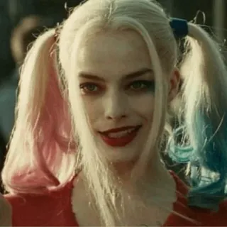😁 Harley Quinn Suicide Squad Harley Quinn, DC Comics, Escuadrón Suicida, Margot Robbie, Villano, Personaje de cómic, Antihéroe telegram sticker