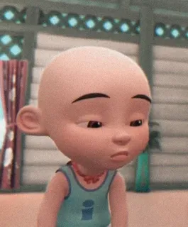 🌝 Upin Upin & Ipin Upin, Upin & Ipin, cartone animato, animazione, bambino telegram sticker