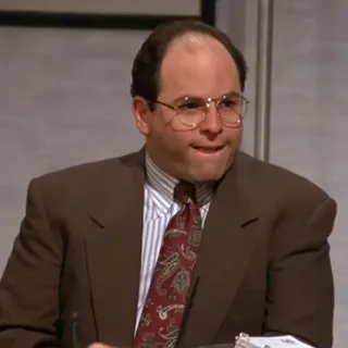 🤔 George Costanza Seinfeld Seinfeld, George Costanza, Serie de TV, Sitcom, Personaje telegram sticker