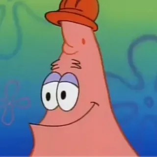 🏃 Patrick Star SpongeBob SquarePants dibujos animados, Patricio, Bob Esponja, personaje, construcción, casco de seguridad whatsapp sticker