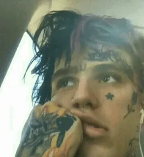 🤔 Lil Peep Lil Peep, рэпер, музыкант, певец, эмо рэп, хип-хоп telegram sticker