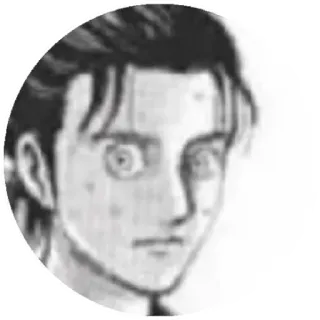 ♠️ Eren Yeager Attack on Titan อนิเมะ, มังงะ, เอเรน เยเกอร์, ผ่าพิภพไททัน, ตัวละคร telegram sticker