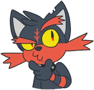 Lizka the Litten telegram stickers