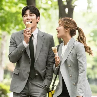 🍦 ice cream, couple, business, relationship, cute, leisure, outdoors telegram sticker