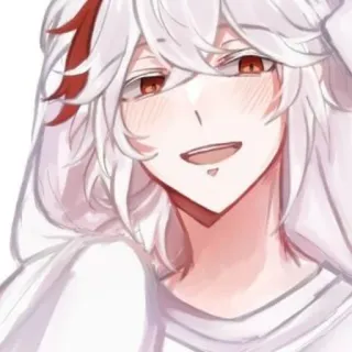 😏 Kaedehara Kazuha Genshin Impact 动漫, 原神, 枫原万叶, 万叶 telegram sticker
