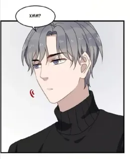 🤨 XMM? uomo, cartone animato, anime, personaggio, pensando, domanda whatsapp sticker