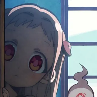 🤍 Nene Yashiro Toilet-bound Hanako-kun Anime, Manga, Charakter, Nene Yashiro, Toiletten-Hanako telegram sticker