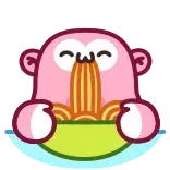 🤩 Peach Kakao Friends telegram sticker