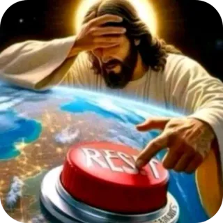 ✋ Jesus RESET whatsapp sticker