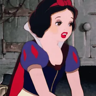 ⛄️ Snow White Snow White and the Seven Dwarfs 디즈니, 공주, 만화, 동화, 백설공주 telegram sticker