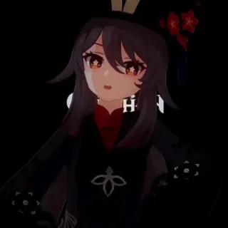 😠 Hu Tao Genshin Impact anime, video game, character, hu tao, genshin impact telegram sticker