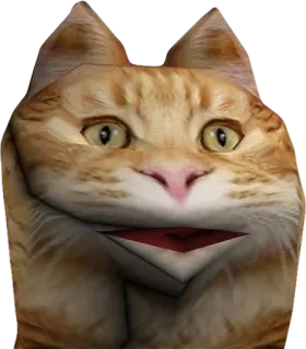 👾 cat, meme, funny, animal, orange cat telegram sticker