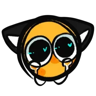 🥺 Эмодзи, Плачущий, Кошачьи уши, Грустный, Каваий telegram sticker