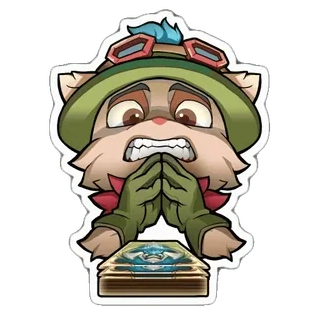 ๐ฅบ Teemo League of Legends teemo, league of legends, personaggio, videogioco, emoticon, sticker telegram sticker