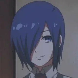🍙 Touka Kirishima Tokyo Ghoul anime, manga, touka, tokyo ghoul, character, portrait telegram sticker