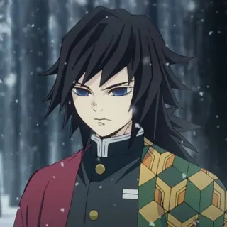 🌊 Giyu Tomioka Demon Slayer аниме, клинок рассекающий демонов, гию томиока, томиока, персонаж, манга telegram sticker