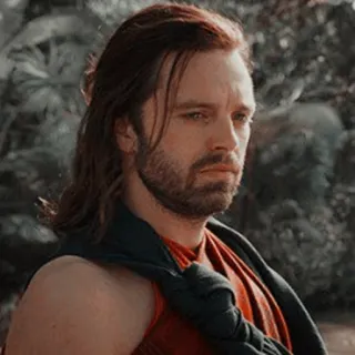😐 Bucky Barnes Баки Барнс, Зимний Солдат, Marvel, Супергерой, Себастьян Стэн telegram sticker