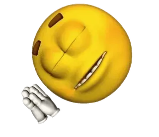 😴 Эмодзи, Молитва, Руки, Мем, Мир telegram sticker