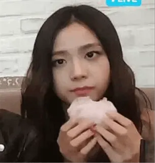 ✨ LIVE 여자, 아시아인, 먹방, 라이브, 방송, 사람 telegram sticker