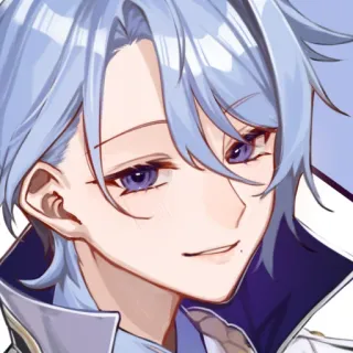 😏 Kamisato Ayato Genshin Impact Kamisato Ayato, Genshin Impact, Anime, Jeu vidéo, Personnage, Fanart, cheveux bleus telegram sticker