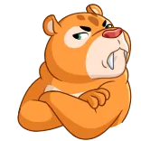 ๐ cartoon, animal, hamster, character, cute, funny telegram sticker