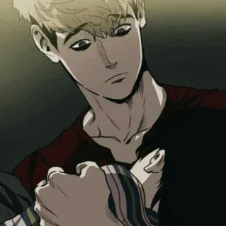 🤨 Sangwoo Killing Stalking Manhwa, Horror, Psicologico, Dark, Stalking, Crimine telegram sticker