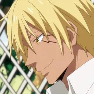 😏 Hinata Sakaguchi That Time I Got Reincarnated as a Slime Anime, Manga, Personnage, Cheveux Blonds, Sourire, Hinata Sakaguchi, Moi, quand je me réincarne en Slime telegram sticker