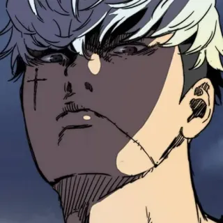 🌑 Anime, Personaggio, Ritratto whatsapp sticker