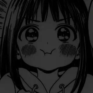🖤 Anime, Fofo, Mangá, Garota, Kawaii telegram sticker