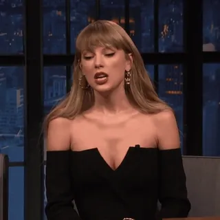 ⌚️ Taylor Swift 歌手, 金发, 女性, 名人, 连衣裙 telegram sticker