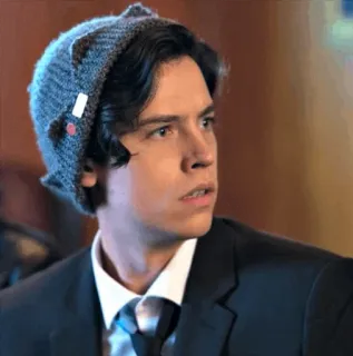 ✨ Jughead Jones Riverdale Подростковая драма, Сериал, Персонаж, Джагхед, Ривердейл, Коул Спроус telegram sticker