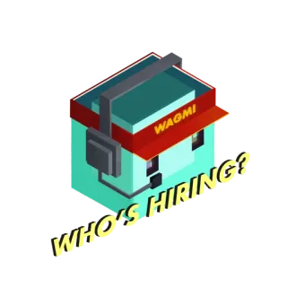 😭 WAGMI
WHO'S HIRING? WAGMI, Meme, Emploi, Recrutement, Argot Internet, Cryptomonnaie telegram sticker