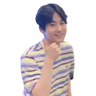 👍 personne, souriant, pouce levé, positif, décontracté, joyeux telegram sticker