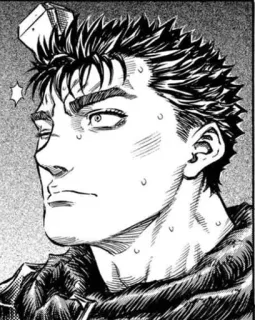 🖤 Guts Berserk anime, manga, guts, berserk, warrior whatsapp sticker