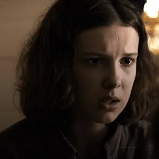 🧸 Eleven Stranger Things onze, stranger things, millie bobby brown, netflix, série telegram sticker