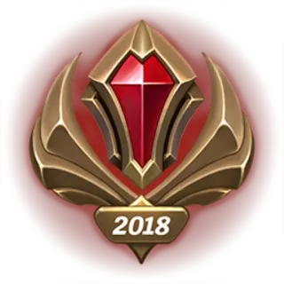 🏆 2018 distintivo, anno, 2018, emblema telegram sticker