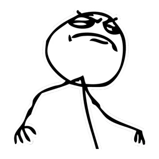 😎 mème, bonhomme allumette, culture internet, rage comic telegram sticker