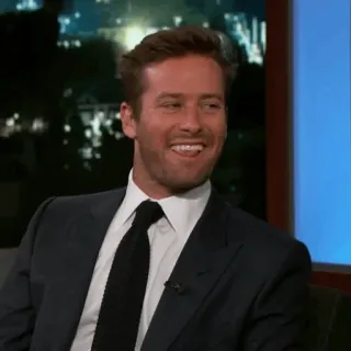 🥀 Armie Hammer Armie Hammer, diễn viên, đàn ông, áo vest, cà vạt, talk show telegram sticker
