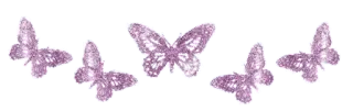 🎀 vlinder, insecten, roze, paars, glitter telegram sticker