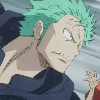 🌽 Zoro One Piece anime, one piece, zoro, pirate, sword, manga telegram sticker