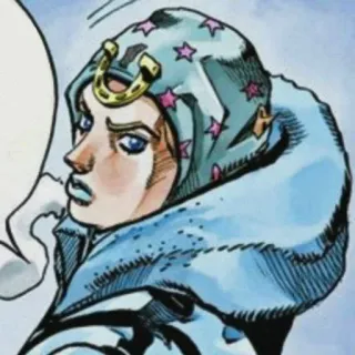 🧕 Johnny Joestar JoJo's Bizarre Adventure 애니메이션, 만화, 죠니 죠스타, 죠죠의 기묘한 모험, 캐릭터 telegram sticker